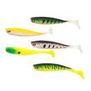 5 Pieces Artificial Baits Soft Fishing Lures Lifelike T Tail   Swimbaits