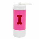 Flash Light Dispenser For Pet Dog Cat Poop Scoop Waste Bags Roll Holder Cle F7T6