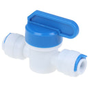 2 Pcs 6.5mm Quick-connect Ball Valve Through Switch 1/4 Inch Joint Connect OZ