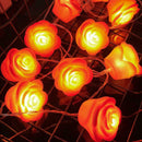 Silicone LED Rose Lamp Battery String Wedding Xmas Valentine Birthday Decor