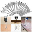 19Pcs 11-38Mm Spade Drill Bit Set with Extended Rod Wood Drill Bit Set for