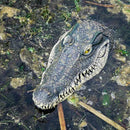Artificial Crocodile Alligator Head Foam Floating Decoy Pond For Pool Garde Z9A1