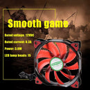 120mm 4-LED PC Box Cooler Fan Silent 12V DC PC Computer Case Cooling Fan