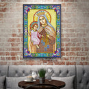 5D DIY Special Shaped Diamond Painting Religious Cross Stitch Kit Decor