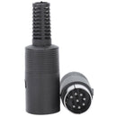 1 pair Black DIN 8-pin socket + socket Audio, AV port