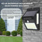 3pcs 100LED Solar Power Motion Sensor Wall Light Outdoor Garden Yard Lamp A