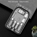 Multi-funct Universal Data Line Adaptor Portable Storage Bag Charging Wirel K4V1