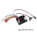 1Pcs 60A Waterproof ESC AX-D60A Motor ESC Kit Black 45*35*21mm Newest Useful