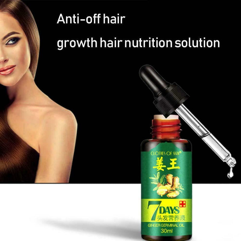 30ml Extract Hair Growth Essence Oil Anti Hair Loss Fast Restoration Growth X9H6