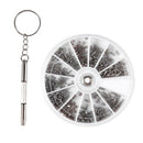 600 Pcs/Set Small Stainless Steel Screws 12 Kinds of Electronics Nuts Assor