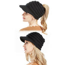 Gray Spring Winter Female Ball Cap Winter Hat for Women Girl X3Y5