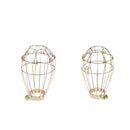 2pcs Reptile Protective Lamp Screen Anti-Scald Protective Guard Golden