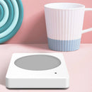 220V Cup Mug Warmer Automatic Constant Temperature Heating Coaster (White)