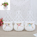 Artificial Rattan Wall Hanging Basket Flower Vase Home Decoration Random ColoR3C