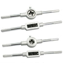 12x Adjustable Metric Tap Die Set Tapping Wrench Hand Threading Kit with C TYR