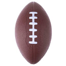 Mini Soft PU Foam Material Brown Anti-stress Rugby Soccer Squeeze Ball