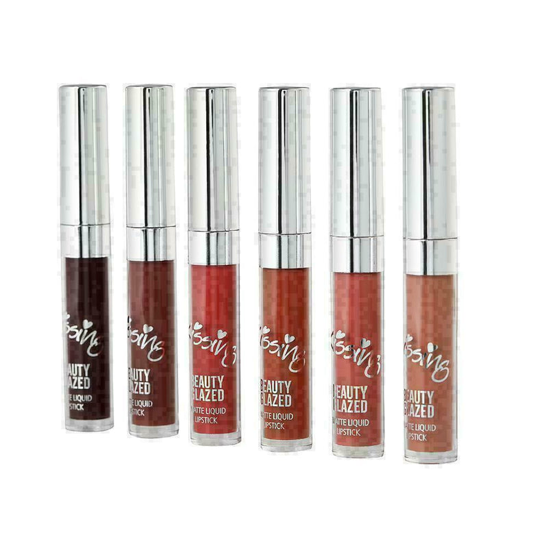6pcsSet 6 Colors Matte Liquid Lipstick Beauty Glazed Lip E9E1 L5F9 O5X0 K0A Q4P1
