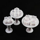 3pcs/set Cake Flower Mold Hydrangea Fondant Cake Decorating Tools Sugar Cra