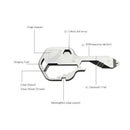 Multi-Function Keychain Stainless Steel Key Tool with Bottle Opener Screwdr