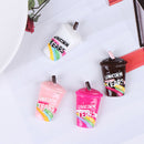 10pcs Rainbow Coffee Cup Polymer Charms Modeling Clay DIY Kit Box `3C