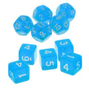 10pcs Multi-sided TRPG Game Dungeons & Dragons D6 D12 Dice Set