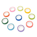 10x Rainbow Roll DIY Washi Sticky Paper Tape Masking Tape Self Adhesive Tape LJ
