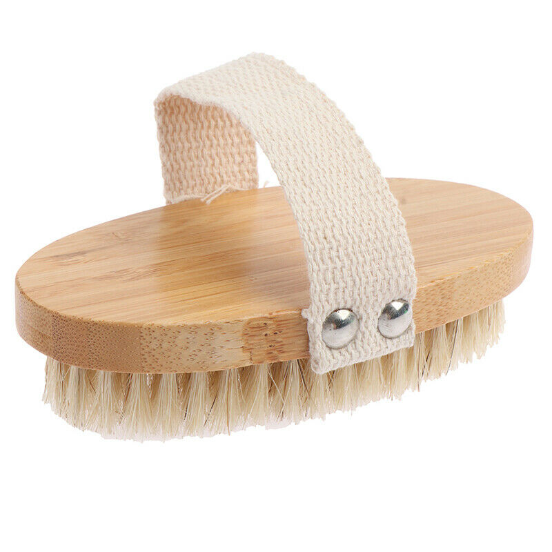 Body Bath Brush Natural Exfoliator Shower Scrub Bath Clean Wooden Bristle Br Gw