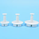 3Pcs hydrangea fondant cake decorating sugarcraft plunger cutter flower mold JR
