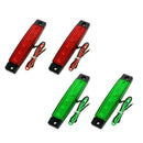 8 PIECES Red Green Boat Navigation LED Stern Lights Marine Starboard Light 12V