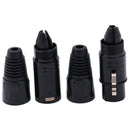 1pair Male Female 3-Pin XLR Microphone Audio Cable Cannon Plug Connectors BX