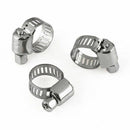 40pc 3/8"-1/2" Adjustable Stainless Steel Drive Hose Clamp Fuel Line Worm Clip f