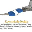 Zinc Alloy Faucet Wall Mounted Key Control Water Tap Machine Durable Garden O1W1