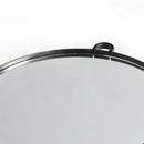 Professional Salon Barber Hairdressing Handheld Mirror Large Round Back Mirror