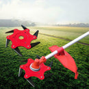 6 Steel Blades Razors 65Mn Lawn Mower Grass Eater Trimmer Head Brush U6J0