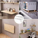 Heavy Duty Folding Shelf Brackets, 2Pcs Stainless Steel Collapsible Shelf B