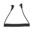 PC-2.5mm Cord Camera Sync Trigger Lock Cable Screw to Male Flash Plug Jack