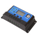 10A 12V/24V Solar Panel Charger Controller Battery Regulator USB LCD SS LJ