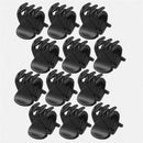 Fashion Women 12pcs Black Plastic Mini Hairpin 6 Claws Girls Hair Clip Clamp NEW