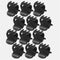 Fashion Women 12pcs Black Plastic Mini Hairpin 6 Claws Girls Hair Clip Clamp NEW