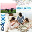 1000 Pieces Paper Jigsaw Puzzles Two Elephants Assembling Picture Kit