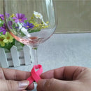 6PCS Cute Cups Wine Glass Drink Silicone Label Tag Markers Bottle Charms ScarfJR