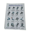 16Pcs Household Sewing Machine Presser Foot Multi-Function Sewing Accessori