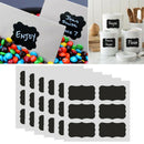 36Pcs/Set Chalkboard Blackboard Party Wedding Stickers Kitchen Craft Jar Labels
