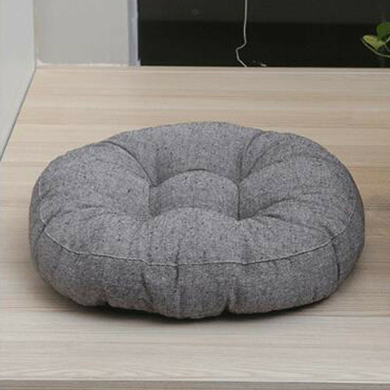 45cm Tatami Cushion Handmade Pillow Floor Chair Seat, Cotton, Coffee