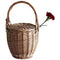 Fashion Summer New Women Beach Basket Straw Hand Bag Cover Handbag Wicker H M1L8