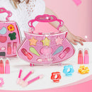 Girls Makeup Set Palette Handbag Kids Play Eyeshadow Pretend Play Style 2