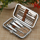 12Pcs/Set Professional Women Stainless Steel Nail Clippers Cleaner Pedicure S7U4