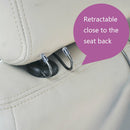 Headrest Hangers Portable Universal Fit Car Hooks Stainless Steel Organizer