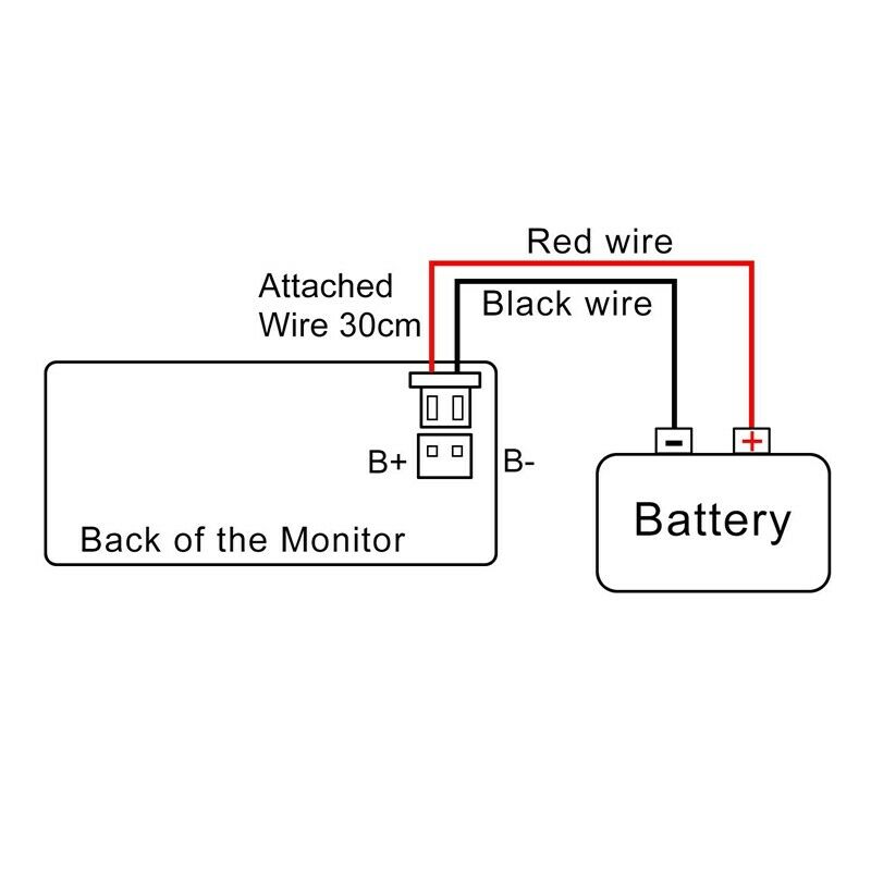48V Lead-Acid Battery Cap Temp Volt Monitor Multi-Function Battery Capacity K7A5