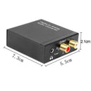 Coaxial Optical  SPDIF To RCA Analog L / R Adapter